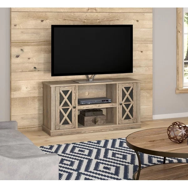 Emelia tv stand with clearance fireplace