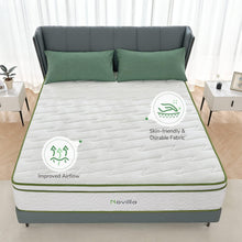 Load image into Gallery viewer, FULL Novilla Mattress, 12 Inch MEDIUM FIRM Hybrid Mattress with Cool Gel Memory Foam