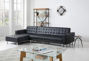 Hexed sleeper sectional sofa