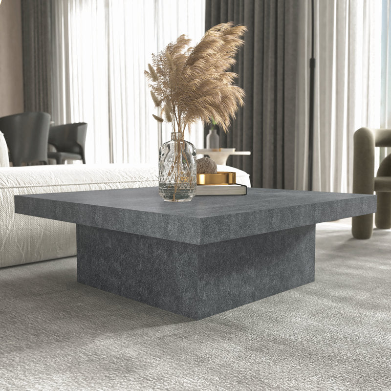 Cohan Single Coffee Table (Gray & Light Gray)