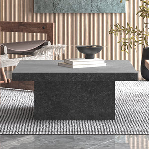 Cohan Single Coffee Table (Gray & Light Gray)