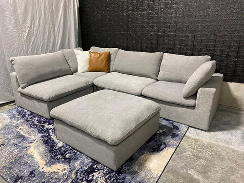 Milan large configurable modular sofa GRAY