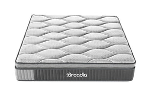 QUEEN Arcadia CIRRUS 14" Pillow Top MEDIUM FIRM Multi-Layered Hybrid Mattress