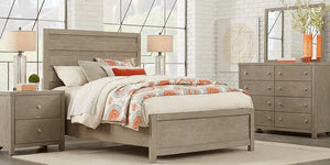 Barringer Place 5 Pc Panel Bedroom - Includes: Dresser • Mirror • 3 Pc Queen Panel Bed • Nightstand (2) (3 colours)