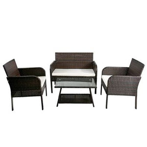 Skipper 4 Piece Sofa Seating Group with Cushions