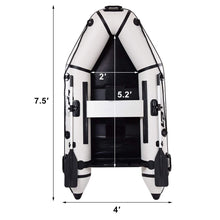 Load image into Gallery viewer, 2 or 4-Person Inflatable Dinghy Boat Fishing Tender Raft Deep Bottom and Trolling Motor Transom