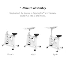 Load image into Gallery viewer, Desk Bike Stand up Folding Exercise Desk Cycle Height Adjustable Office Desk