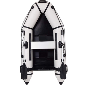 2 or 4-Person Inflatable Dinghy Boat Fishing Tender Raft Deep Bottom and Trolling Motor Transom