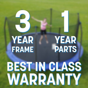 Jump N' Dunk Trampoline with Safety Enclosure and Basketball Hoop, (different sizes available)