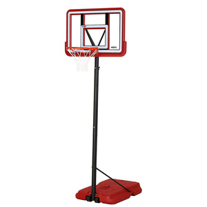 1269 Pro Court Height Adjustable Portable Basketball System, 44 Inch Backboard