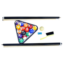 Load image into Gallery viewer, Portable 6-Ft Pool Table for Families with Easy Folding for Storage, Includes Balls, Cues, Chalk