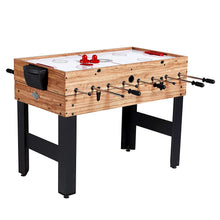 Load image into Gallery viewer, 48&quot; 3 in 1 Pool Billiard Slide Hockey Foosball Combo Arcade Game Table