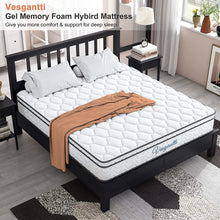 Load image into Gallery viewer, FULL Vesgantti 12 Inch MEDIUM Multilayer Hybrid Mattress