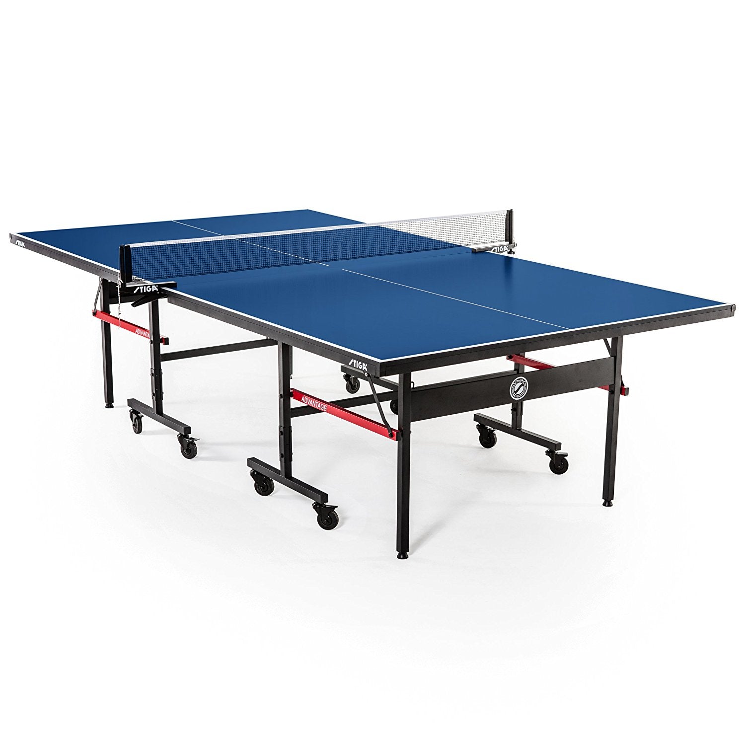 Advantage Competition-Ready Indoor Table Tennis Table with Excellent Playability, Easy Storage and 10-minute Assembly