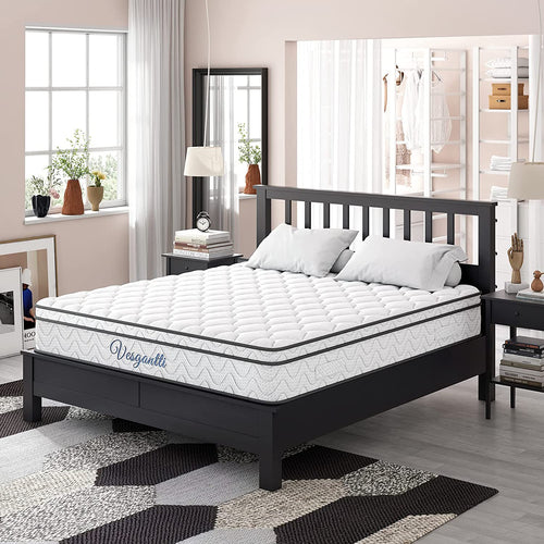 QUEEN Vesgantti 12 Inch MEDIUM Multilayer Hybrid Mattress