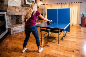 Advantage Competition-Ready Indoor Table Tennis Table with Excellent Playability, Easy Storage and 10-minute Assembly