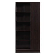Load image into Gallery viewer, Celeste Mid Century Modern Wood Desk with Hutch and Bookcase Set