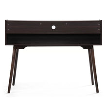 Load image into Gallery viewer, Celeste Mid Century Modern Wood Desk with Hutch and Bookcase Set