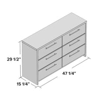 Load image into Gallery viewer, Lane 6 Drawer Double Dresser