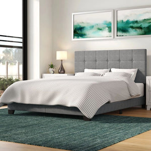 Clover Upholstered Low Profile Standard Bed