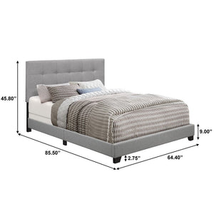 Clover Upholstered Low Profile Standard Bed