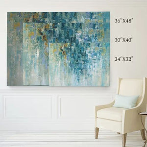 'I Love the Rain' Painting Print on Wrapped Canvas