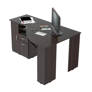 Vena Solid Wood Corner Executive Desk