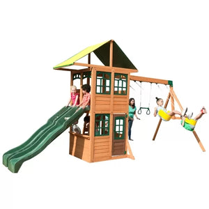 Sunray Wooden Swing Set