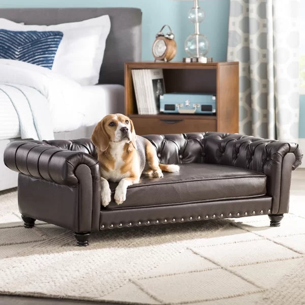 Dog Sofa with Solid Foam Cushion