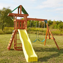 Load image into Gallery viewer, Climber Wood Swing Set