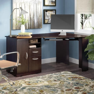 Vena Solid Wood Corner Executive Desk