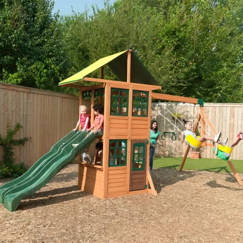 Sunray Wooden Swing Set