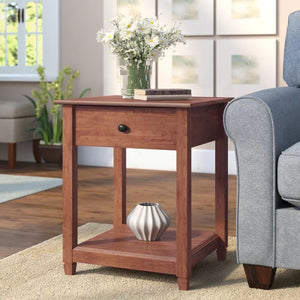 Torno End Table With Storage