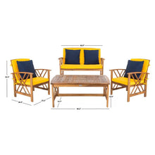 Load image into Gallery viewer, Rousa 4 Piece Sofa Seating Group With Cushions