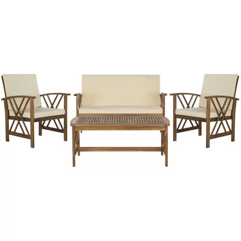Rousa 4 Piece Sofa Seating Group With Cushions