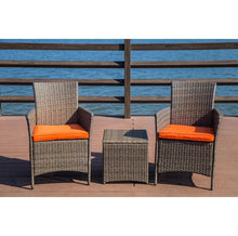 Load image into Gallery viewer, Josh 3 Piece Rattan 2 Person Seating Group with Cushions