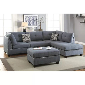 Mulan Reversible Sectional with Ottoman