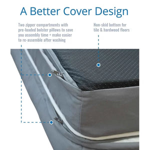 Ultimate Lounge Premium Edition Dog Bed with Solid Memory Foam