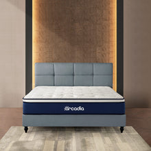 Load image into Gallery viewer, FULL Willow Premium platform upholstered bed in Charcoal