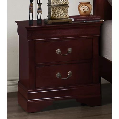 Shelly 2 Drawer Nightstand